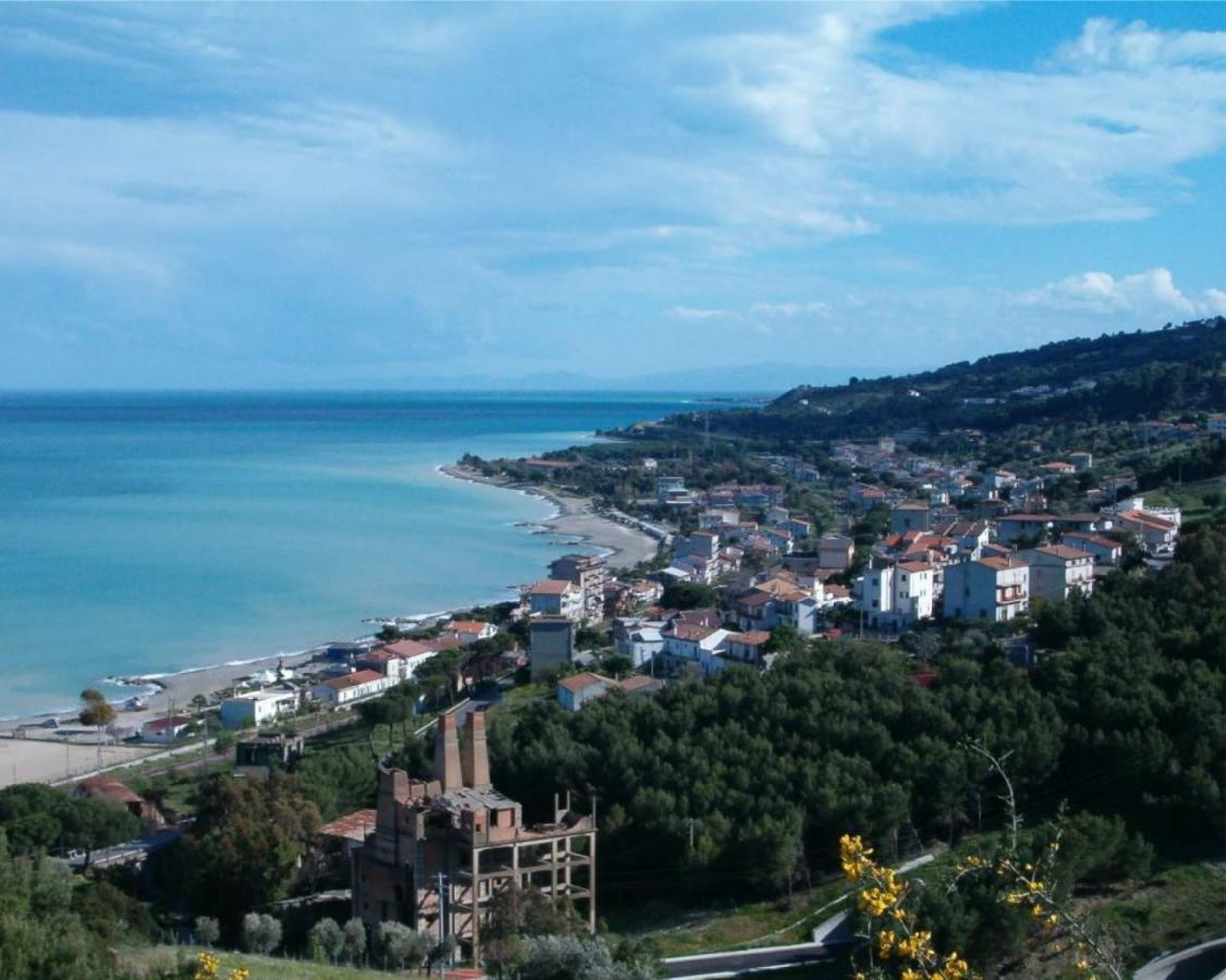 Casa Vacanze Il Paese Dipinto Montegiordano Exteriör bild